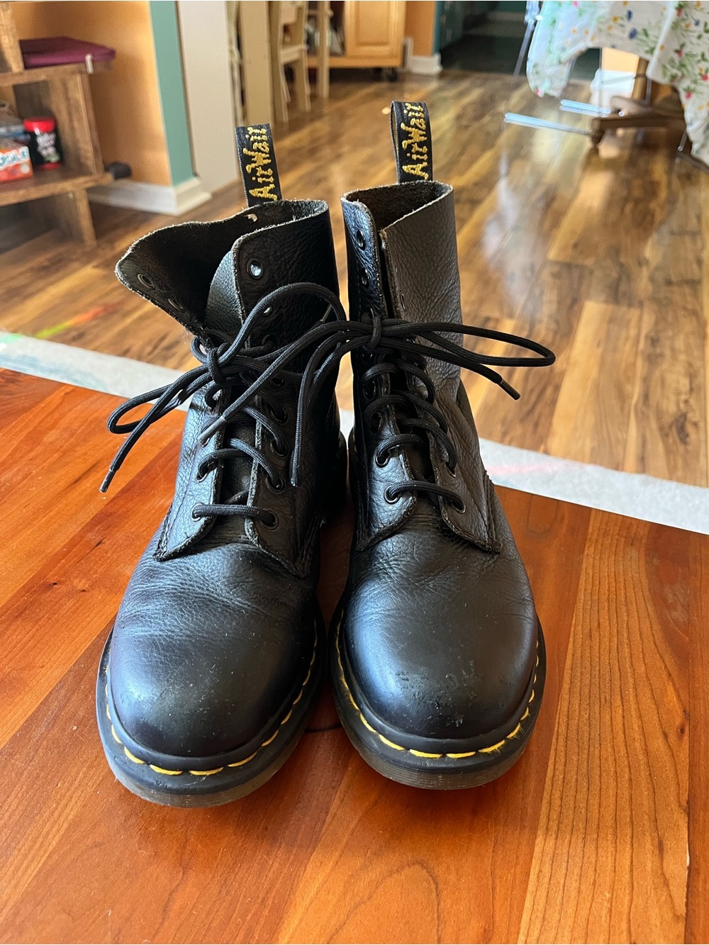 Dr. Martens “The Original” Leather Lace-Up Combat Boots